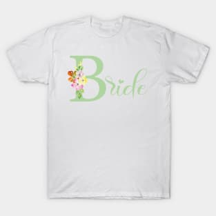 Green Bride Illustration T-Shirt